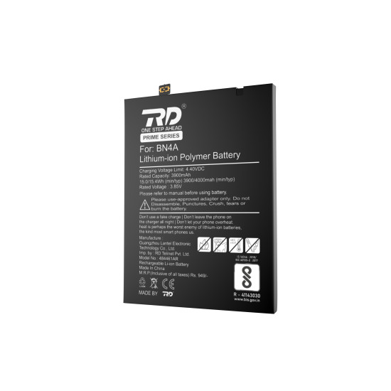 RD Mobile Battery Compatible with Mi BN4A