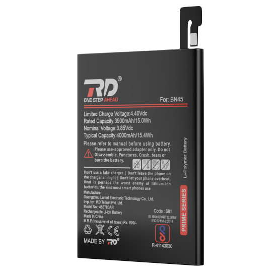 RD Mobile Battery Compatible with Mi BN45