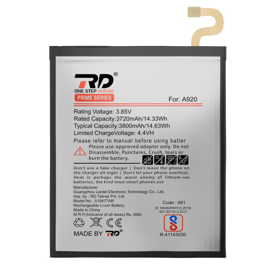 RD Mobile Battery Compatible with Samsung A920