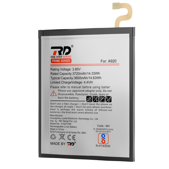 RD Mobile Battery Compatible with Samsung A920