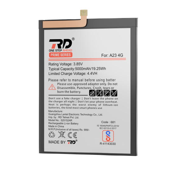 RD Mobile Battery Compatible with Samsung A23 4G