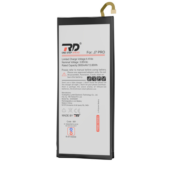 RD Mobile Battery Compatible with Samsung J7 PRO