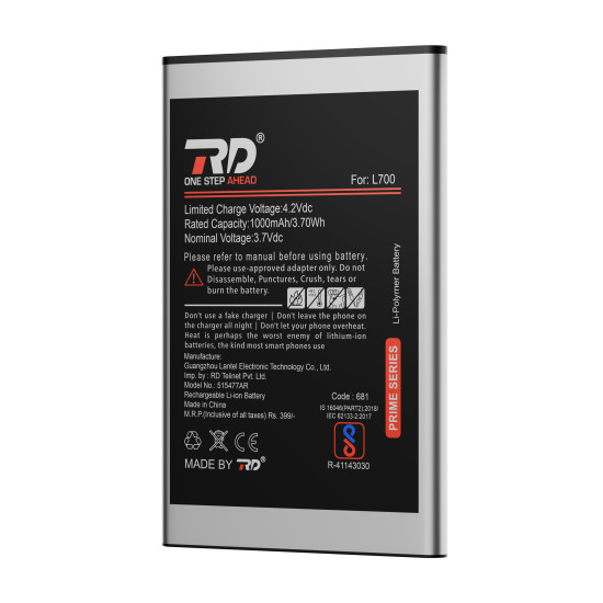 RD Mobile Battery Compatible with Samsung L700 BATTERY