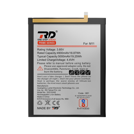 RD Mobile Battery Compatible with Samsung M11