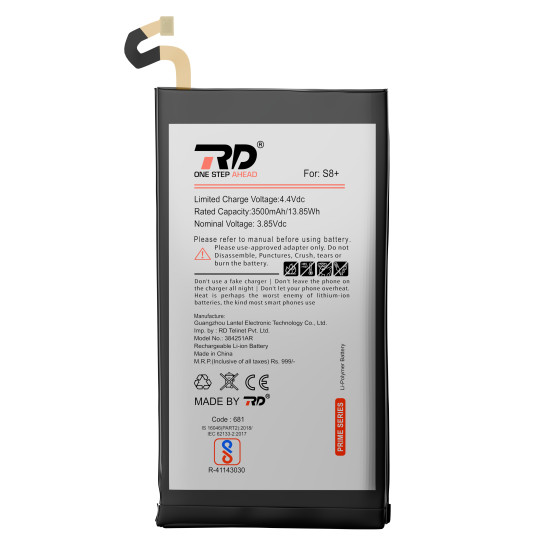 RD Mobile Battery Compatible with Samsung S8+