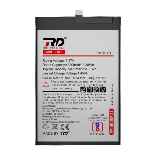 RD Mobile Battery Compatible with Vivo B-Y9