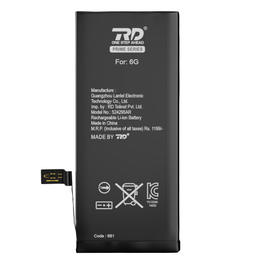 RD Mobile Battery Compatible with iPhone 6G
